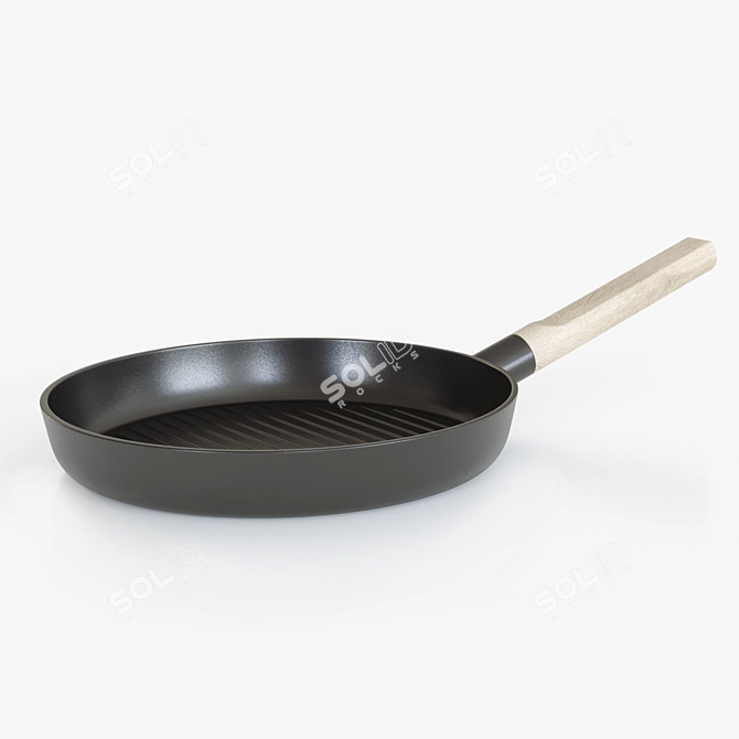 EvaSolo Grill Pan: Simply Perfect! 3D model image 1
