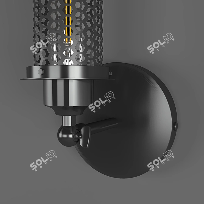 Modern Nelson Wall Light 3D model image 2