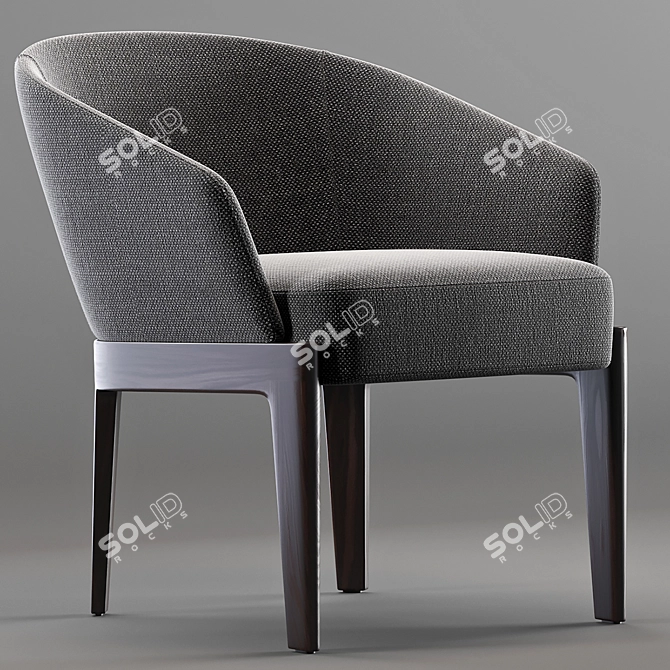 Elevate Your Comfort with the Molteni & C CHELSEA Easy Chair 3D model image 1