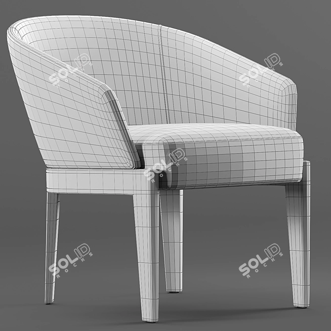 Elevate Your Comfort with the Molteni & C CHELSEA Easy Chair 3D model image 3