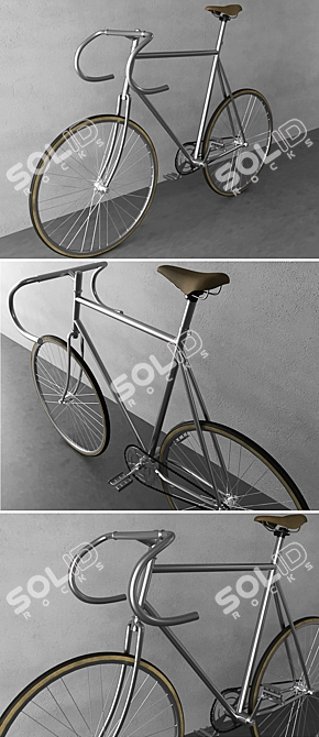 Sleek Corona Bicycle 3D model image 2