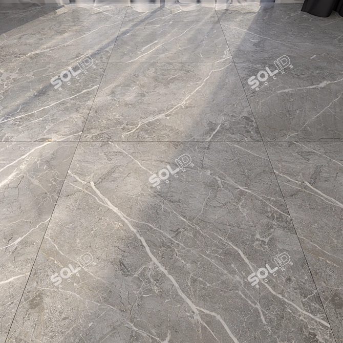 Luxury Marble Floor Tiles 3D model image 1