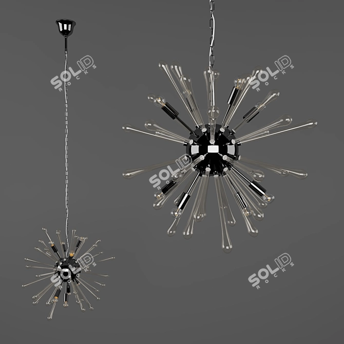 Astro Suspension Light - Stylish and Functional 3D model image 2