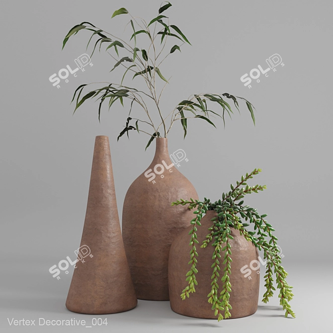 Vertex Decorative_004: Modern Elegance for your Space 3D model image 1