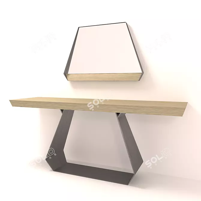 Elegant Bonaldo Amond Console 3D model image 1