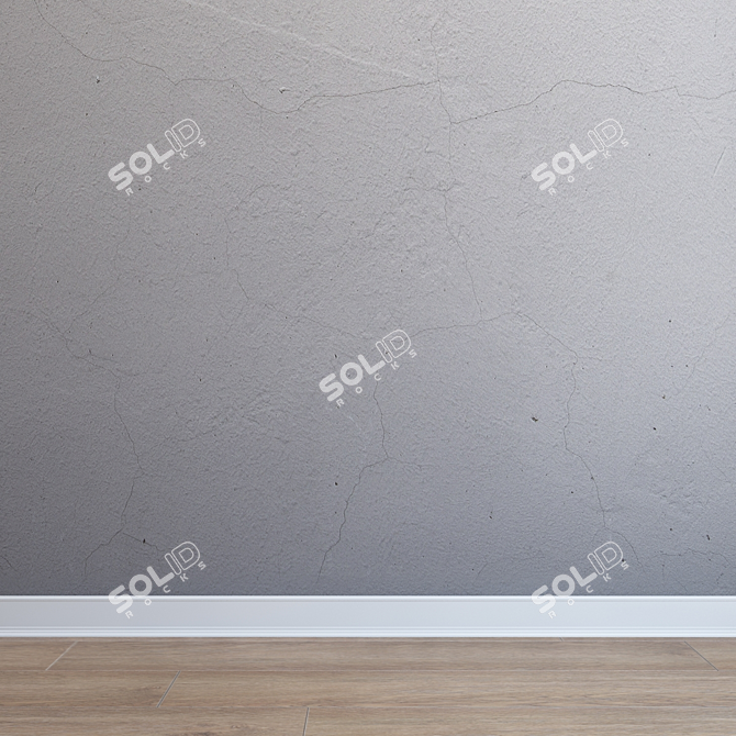 Seamless Ultra HD Plaster 3D model image 1