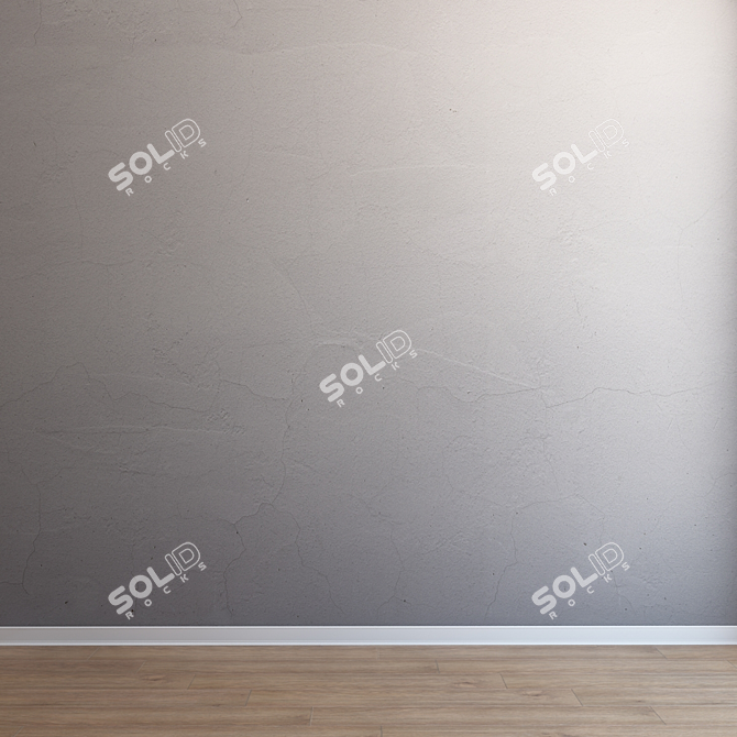 Seamless Ultra HD Plaster 3D model image 3