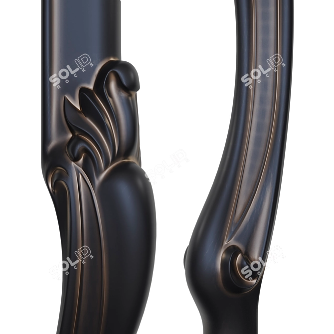 Sleek Leg Classic Design 3D model image 3