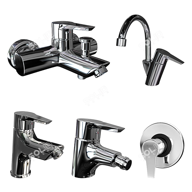 Energy Series Faucets by Newarc - Multiple Models Available 3D model image 1