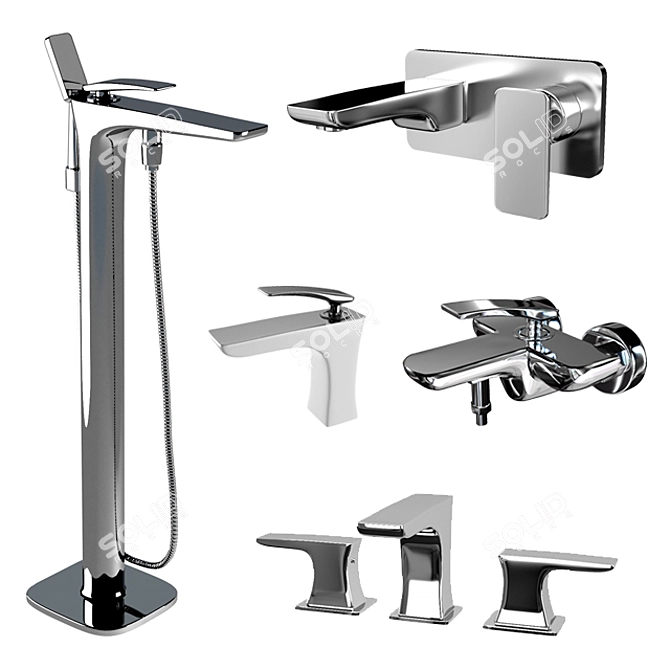 NEWARC Life Series Faucets 3D model image 1