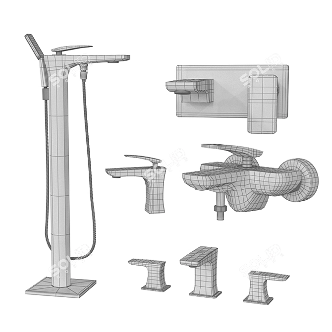 NEWARC Life Series Faucets 3D model image 3