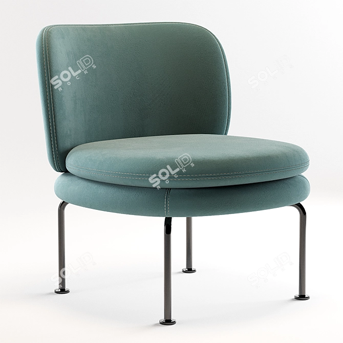 Elegant La Cividina SOAVE Chair 3D model image 1