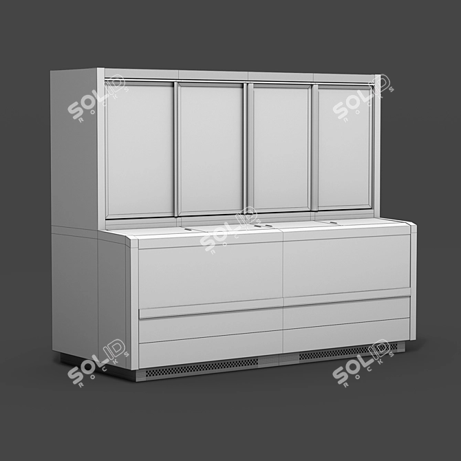 JASON 250 Combined Bonnet: Ultimate Storage Solution 3D model image 2