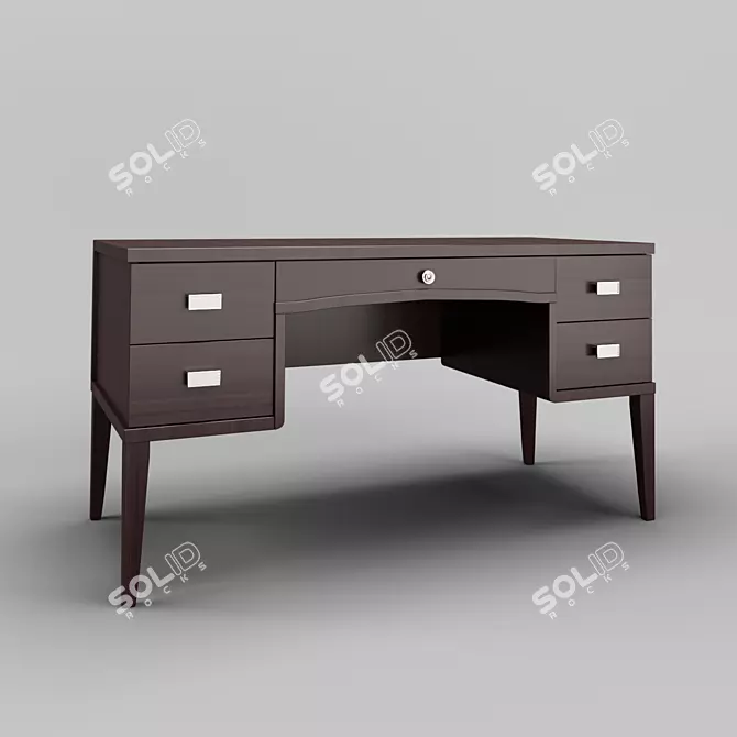 Fratelli Barri MESTRE Cherry Desk 3D model image 1