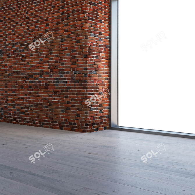 Seamless 4K Brick Texture 3D model image 3