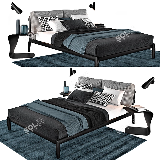 MisuraEmme ELADIO - Elegant Bed Solution. 3D model image 1