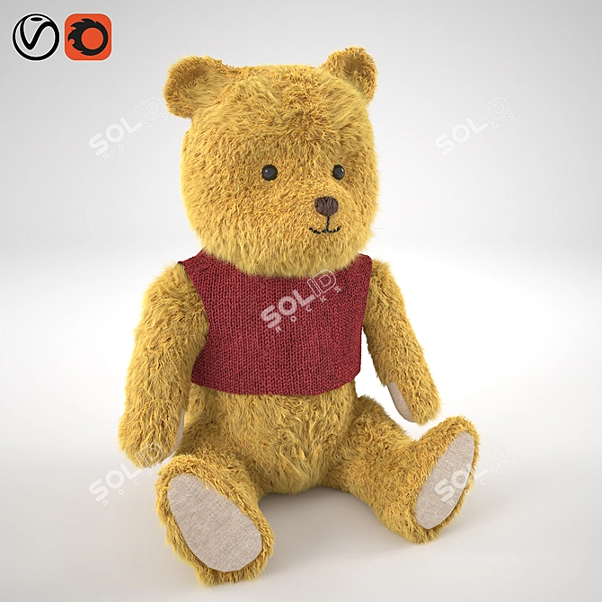 Christopher Robin Collectible Toy 3D model image 1