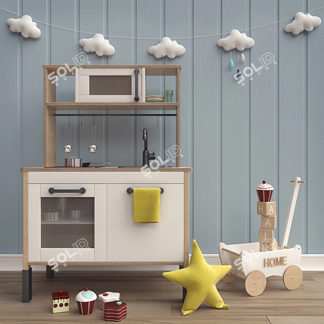 Duktig Kids Kitchen 3D model image 2