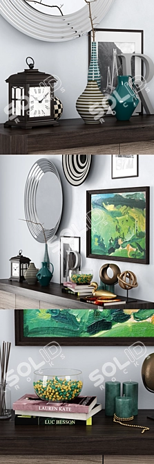 Contemporary Picasso Sideboard - Riflessi 3D model image 2