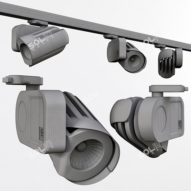 LUG Nuovo LED Light: Stylish, Compact & Energy-Efficient 3D model image 2