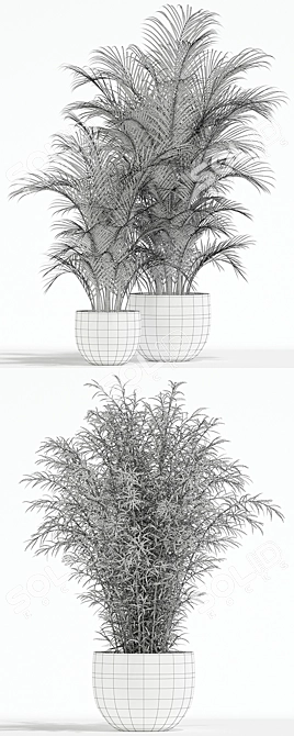 Botanical Bliss: 136 Exquisite Plants 3D model image 3