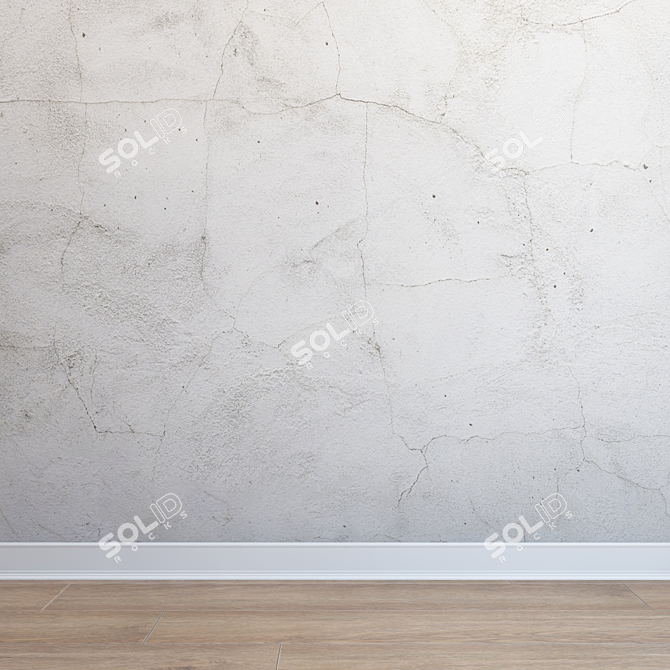 Seamless Ultra HD Plaster 3D model image 1