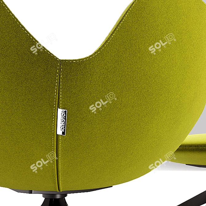 Elegant Office Chair: Halia 3D model image 3