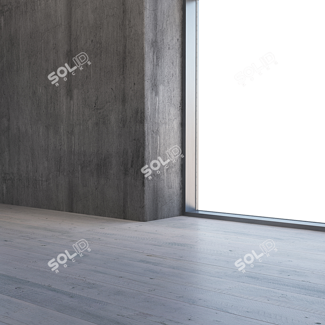 Seamless Plaster Texture 3D model image 3