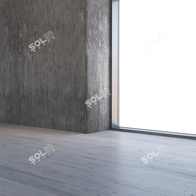 Artisan Seamless Plaster Texture 3D model image 3