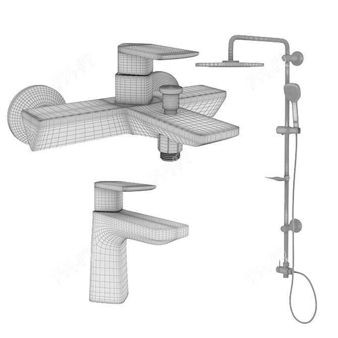 NEWARC Faucet Collection 3D model image 3