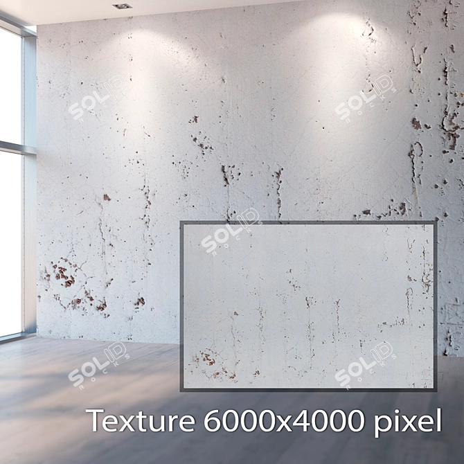 Swirl Plaster 4K Texture 3D model image 2