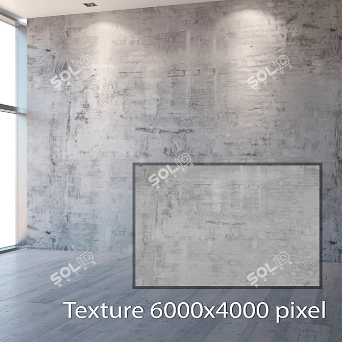 Seamless 4K Plaster Texture 3D model image 3