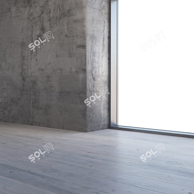 Seamless 4K Plaster Texture 3D model image 1