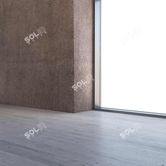 Seamless Plaster Texture Pack 3D model image 3