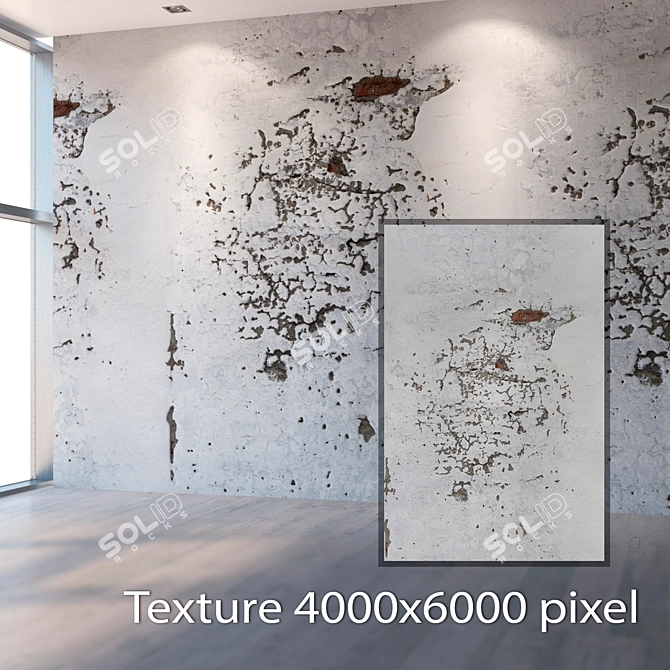 Seamless 4K Plaster Texture 3D model image 2