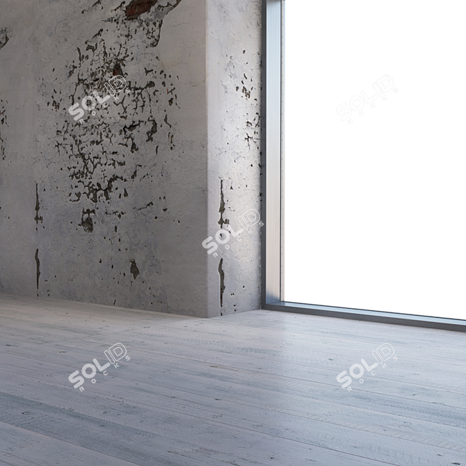 Seamless 4K Plaster Texture 3D model image 3