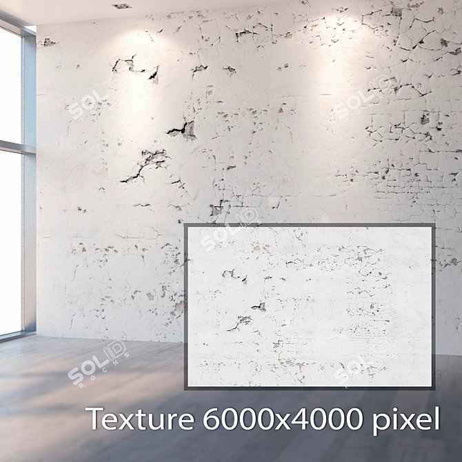Seamless 4K Stucco Texture 3D model image 2