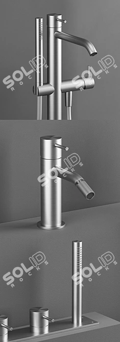 Zazzeri Z316 Part 2: Sleek Designs in Brushed Steel 3D model image 2
