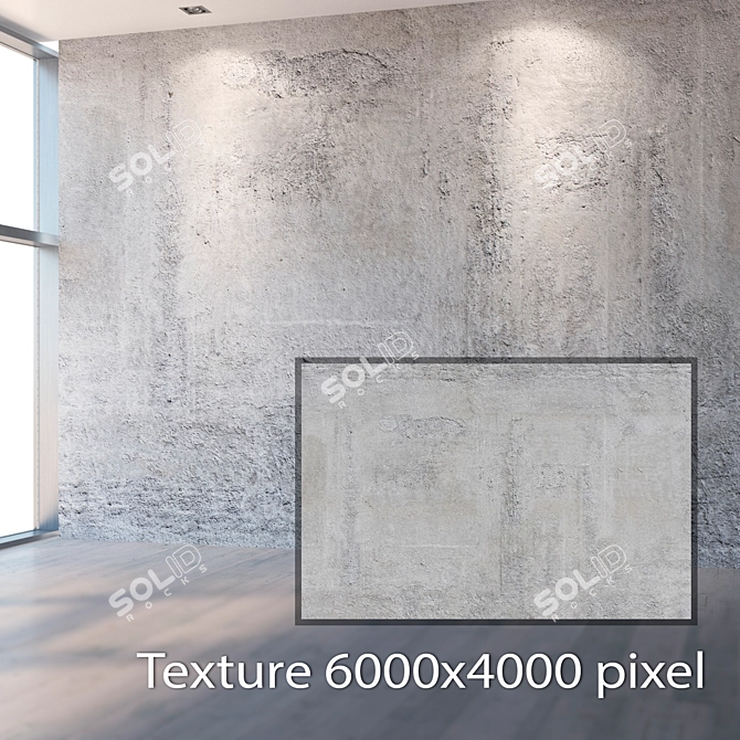 Seamless 4K Plaster Texture 3D model image 2