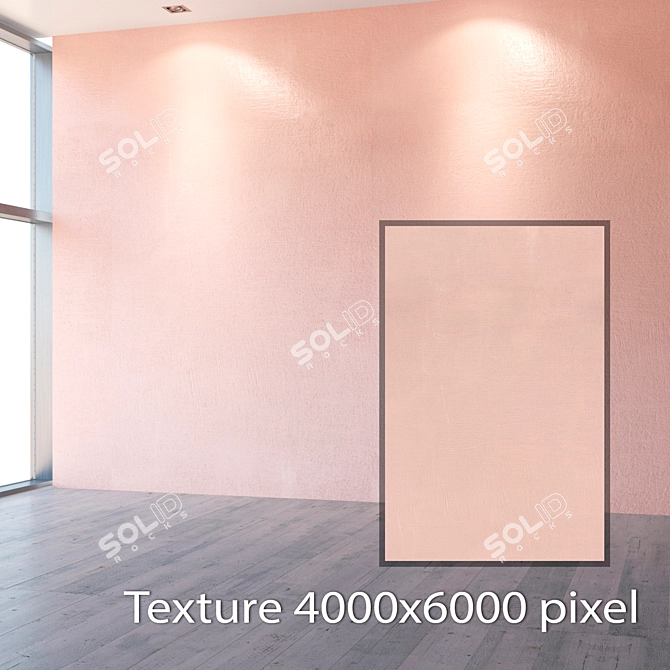 Seamless Plaster Texture Set 3D model image 2