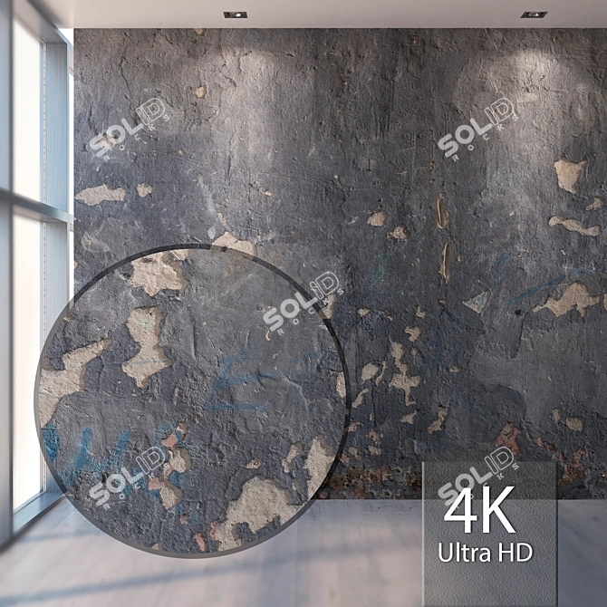 Title: Seamless 4K Plaster Texture 3D model image 1