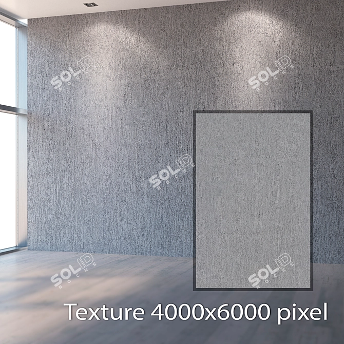 Seamless Plaster Texture Pack 3D model image 2