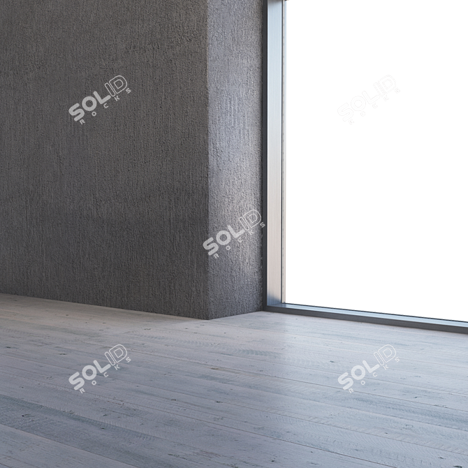 Seamless Plaster Texture Pack 3D model image 3