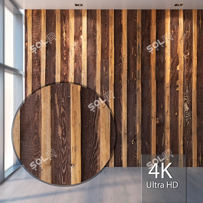 Seamless 4K Tree Texture 3D model image 1