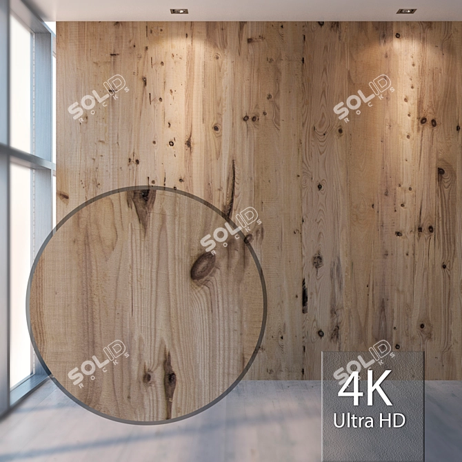 Seamless 4K Tree Texture 3D model image 1