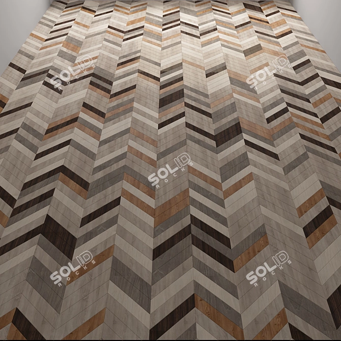 Versatile Wood Floor: 3D Models & Textures 3D model image 2