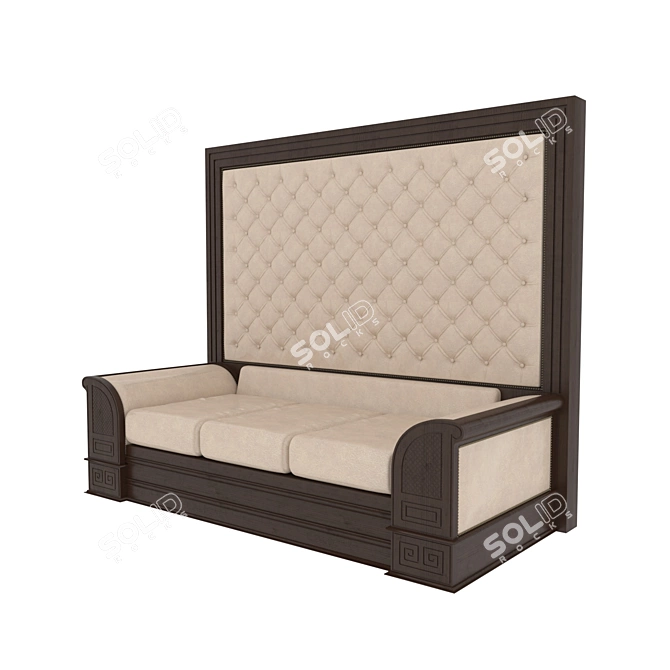 Stalin's Empire Sofa 3D model image 1