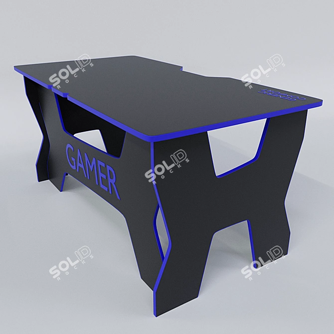 ErgoGamer2: Ultimate Gaming Comfort 3D model image 1