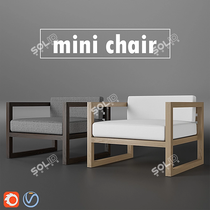 Compact Outdoor Chair 3D model image 1