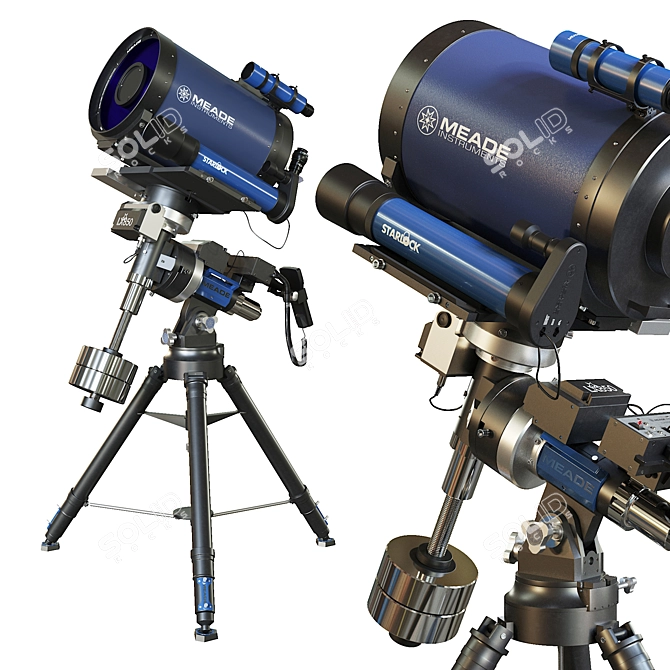 MEADE 12 F-8 ACF LX850 Telescope: Precise, Powerful, Professional 3D model image 1